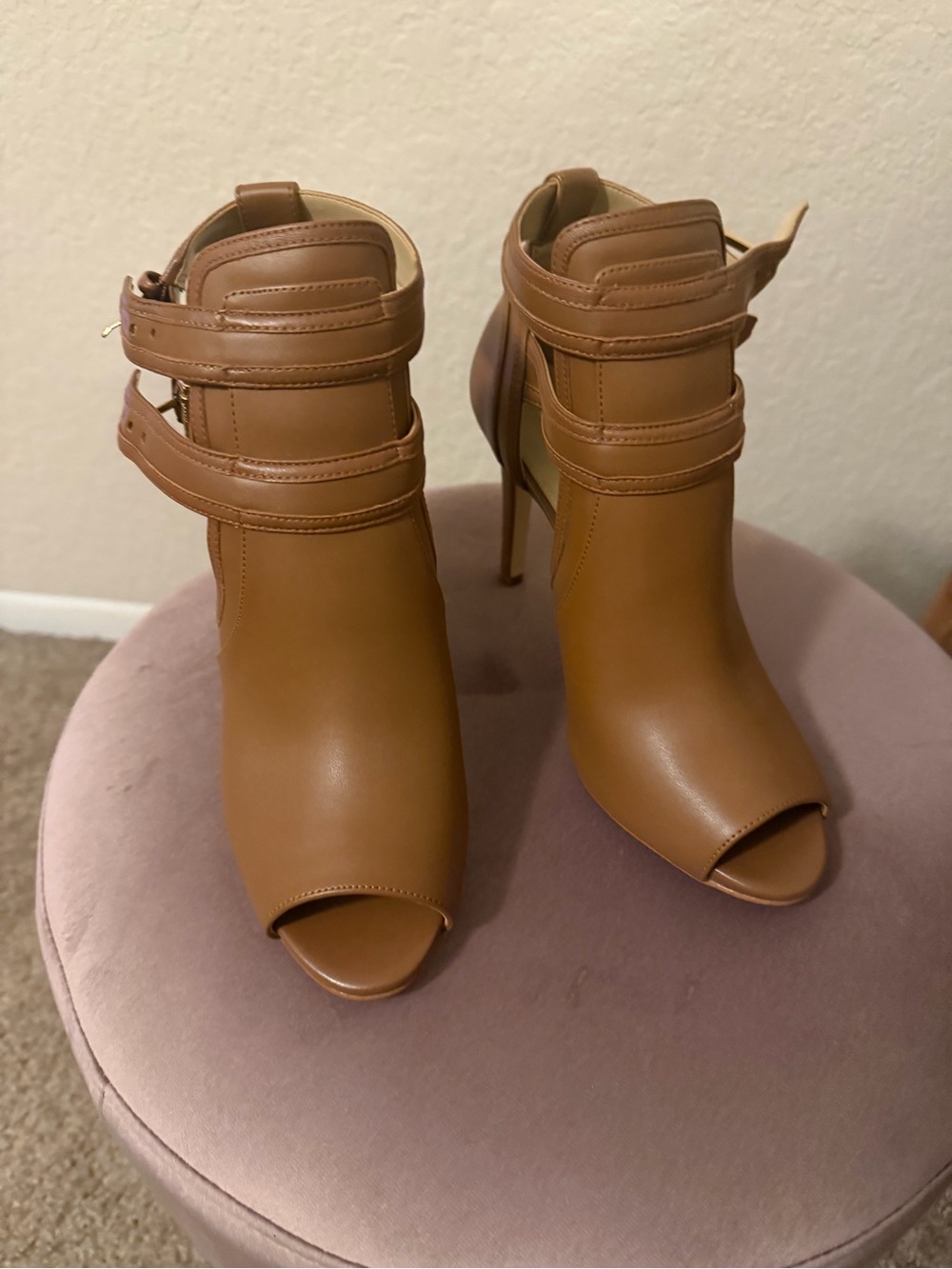 Michael Kors Blaze Open-Toe Ankle Boot